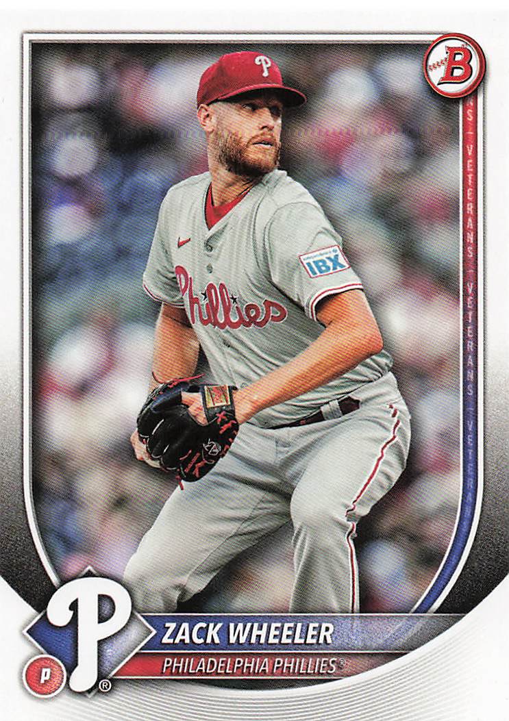 2025 Bowman Baseball Zack Wheeler #45