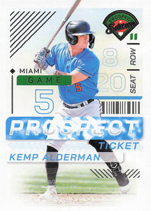 2024 Panini Prospect Edition Baseball Kemp Alderman #127