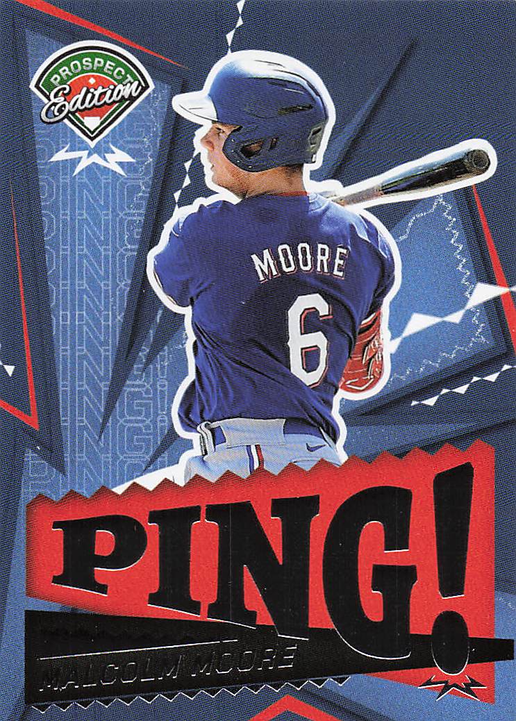 2024 Panini Prospect Edition Baseball Ping! Malcolm Moore #8