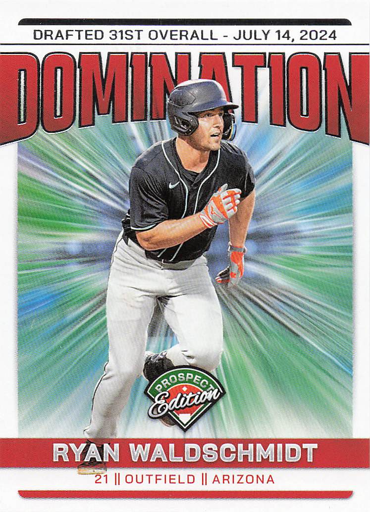 2024 Panini Prospect Edition Baseball Domination Ryan Waldschmidt #5