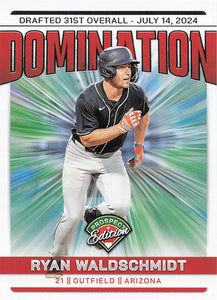 2024 Panini Prospect Edition Baseball Domination Ryan Waldschmidt #5