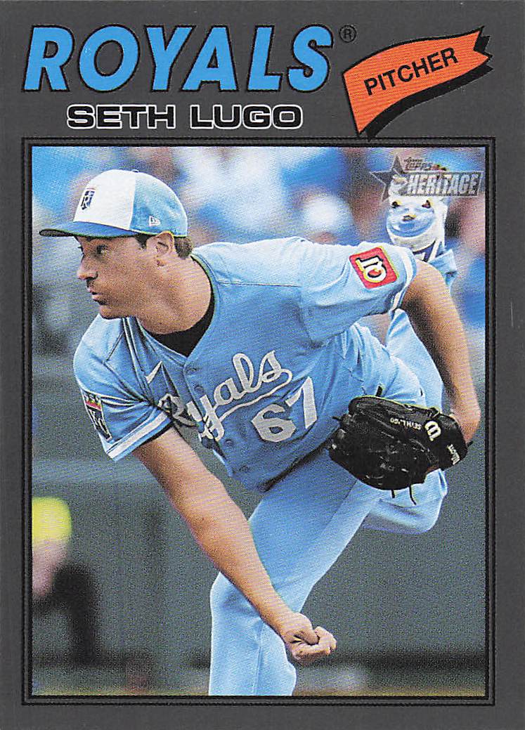 2026 Topps Heritage Baseball Dark Gray Seth Lugo #192
