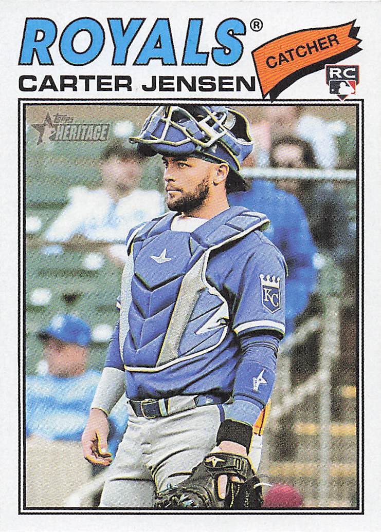 2026 Topps Heritage Baseball Carter Jensen #199 Rookie