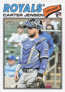 2026 Topps Heritage Baseball Carter Jensen #199 Rookie