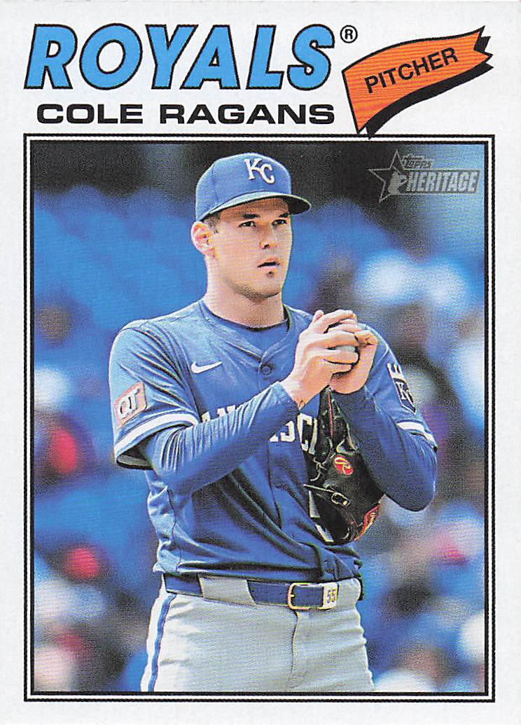 2026 Topps Heritage Baseball Cole Ragans #113