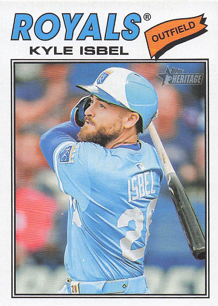 2026 Topps Heritage Baseball Kyle Isbel #365