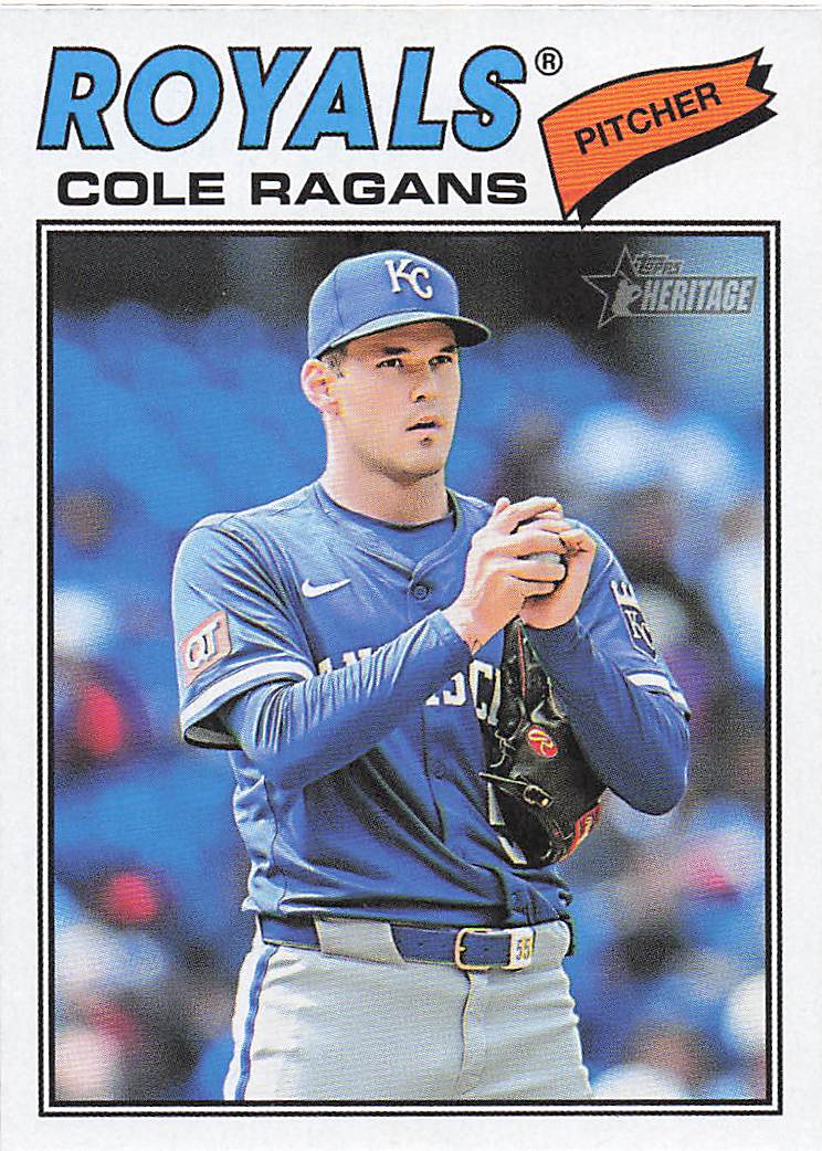 2026 Topps Heritage Baseball Cole Ragans #113