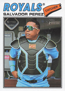 2026 Topps Heritage Baseball Salvador Perez #320
