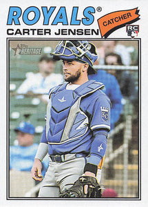 2026 Topps Heritage Baseball Carter Jensen #199 Rookie