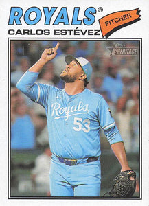 2026 Topps Heritage Baseball Carlos Estévez #314