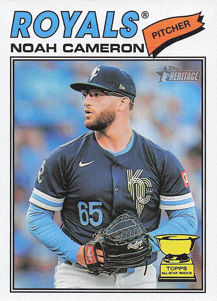 2026 Topps Heritage Baseball Noah Cameron #78
