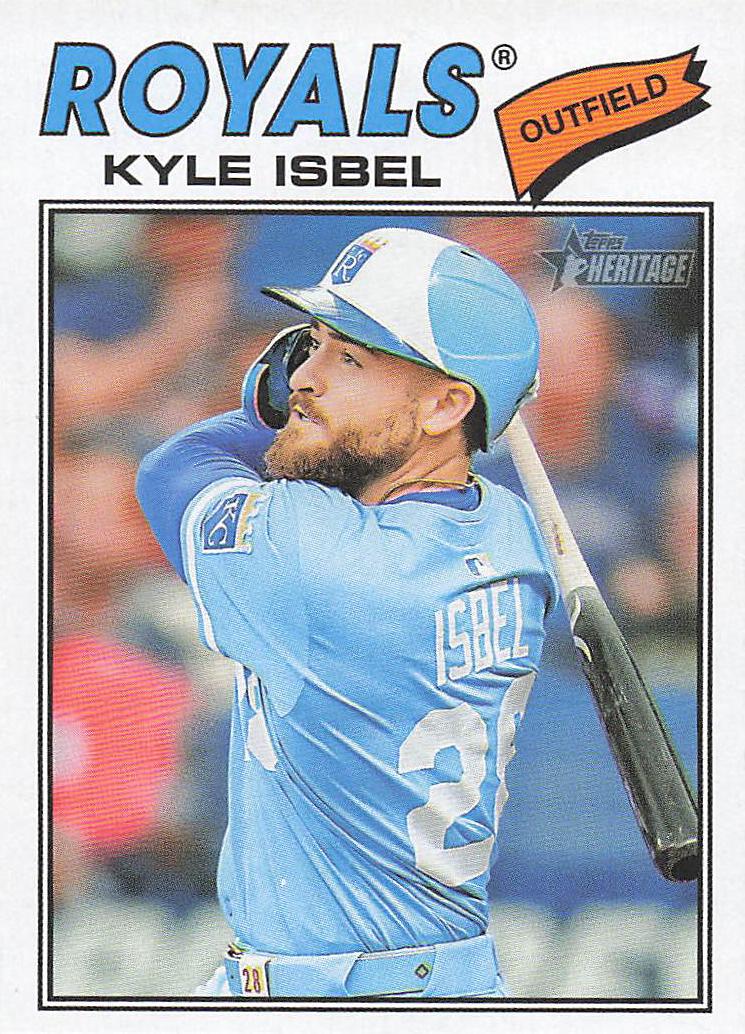 2026 Topps Heritage Baseball Kyle Isbel #365