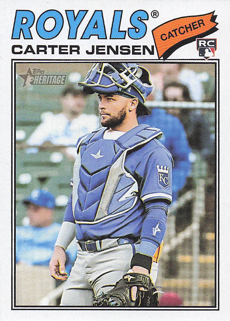 2026 Topps Heritage Baseball Carter Jensen #199 Rookie