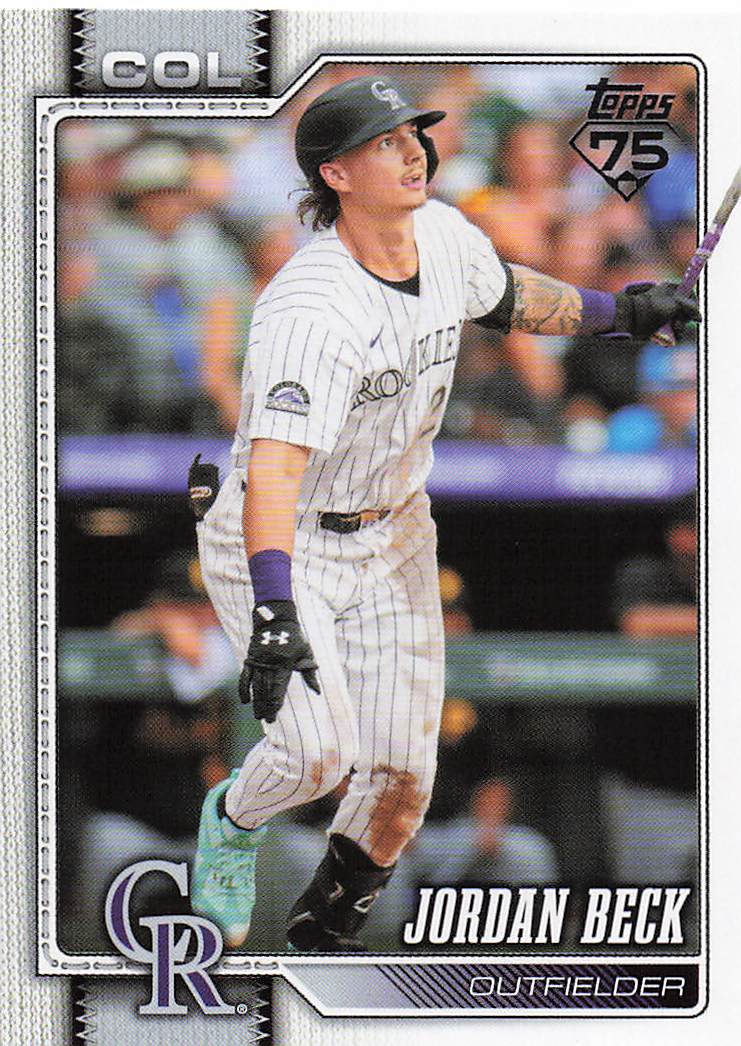 2026 Topps Baseball Jordan Beck #12