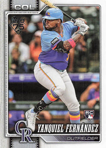 2026 Topps Baseball Yanquiel Fernández #116 Rookie