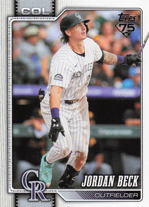 2026 Topps Baseball Jordan Beck #12