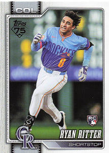 2026 Topps Baseball Ryan Ritter #18 Rookie