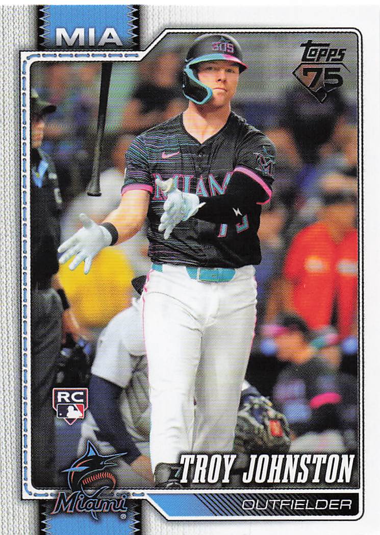 2026 Topps Baseball Troy Johnston #317 Rookie
