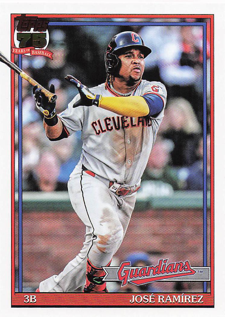 2026 Topps Baseball 1991 Topps Baseball José Ramírez #T91-69