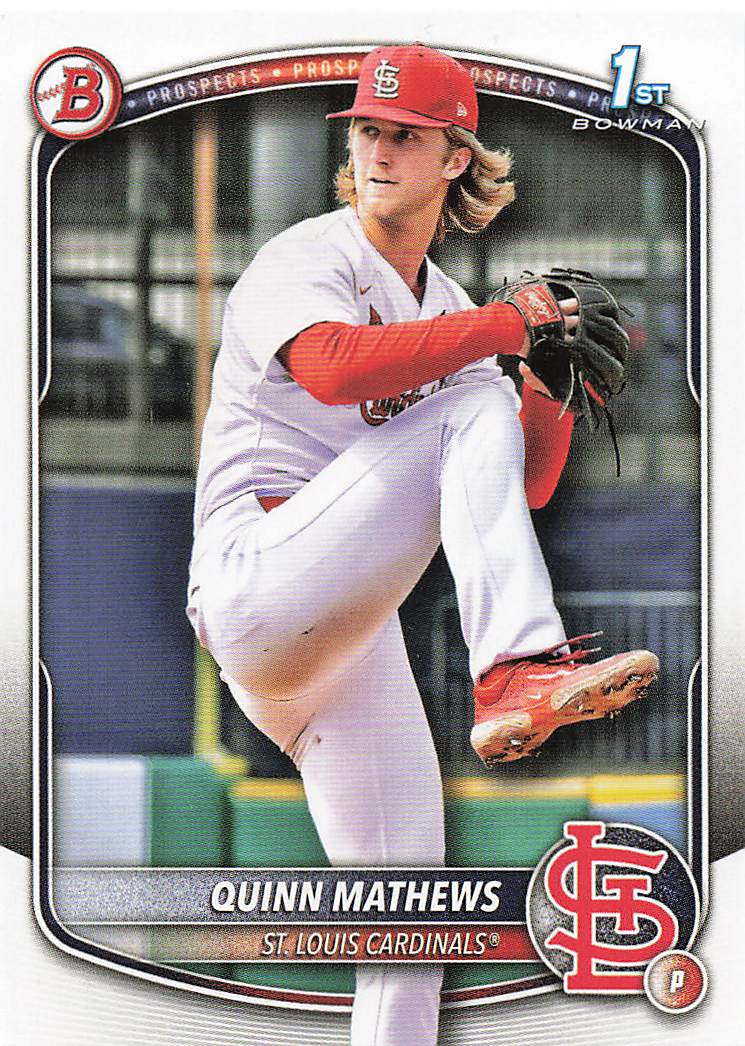 2025 Bowman Baseball Prospects Quinn Mathews #BP-25