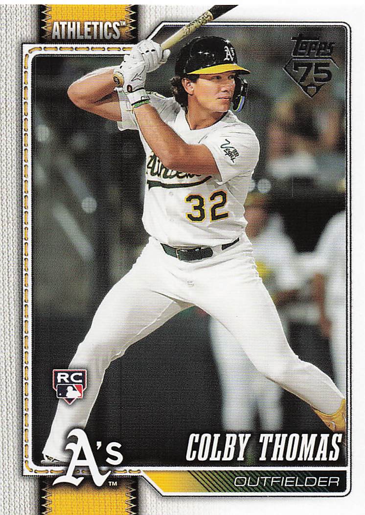 2026 Topps Baseball Colby Thomas #213 Rookie