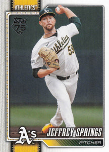 2026 Topps Baseball Jeffrey Springs #87