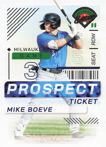 2024 Panini Prospect Edition Baseball Mike Boeve #69