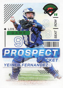 2024 Panini Prospect Edition Baseball Yeiner Fernandez #151
