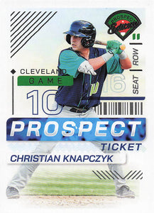 2024 Panini Prospect Edition Baseball Christian Knapczyk #54