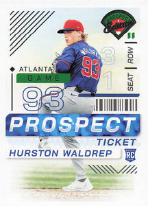2024 Panini Prospect Edition Baseball Hurston Waldrep #96