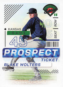 2024 Panini Prospect Edition Baseball Blake Wolters #82