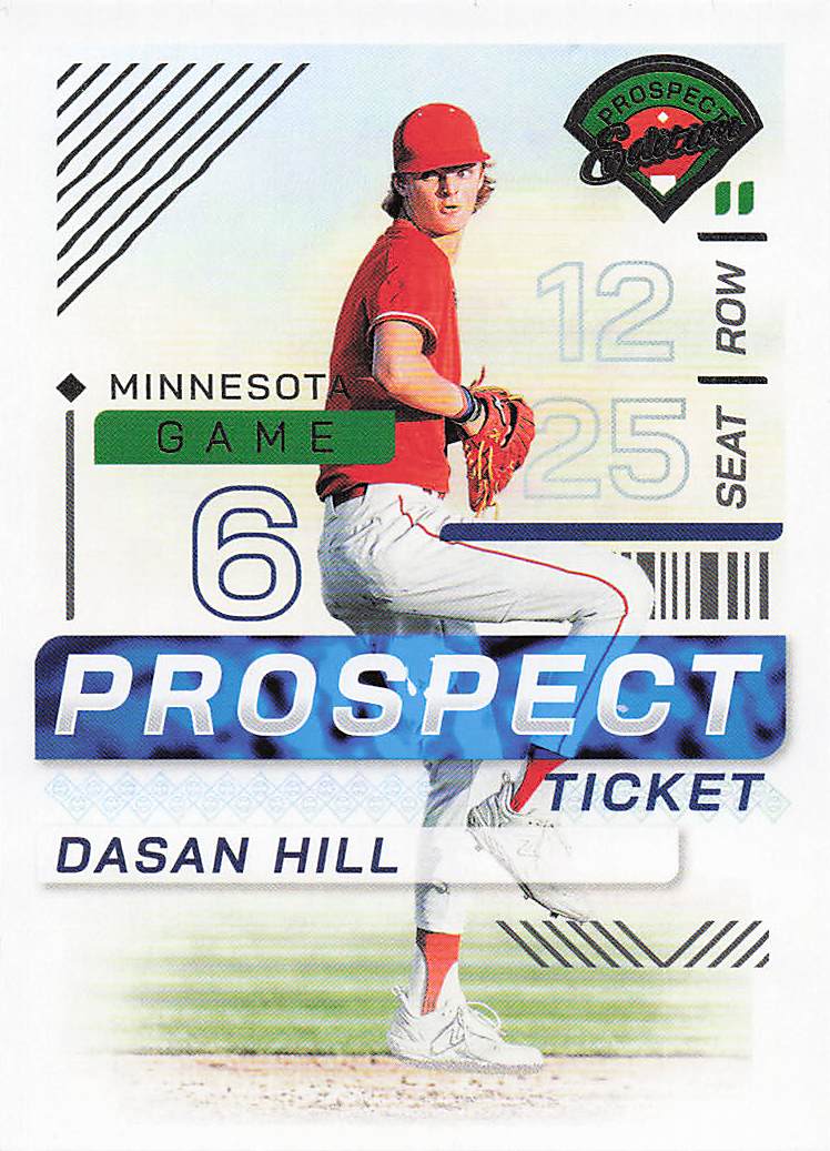 2024 Panini Prospect Edition Baseball Dasan Hill #53