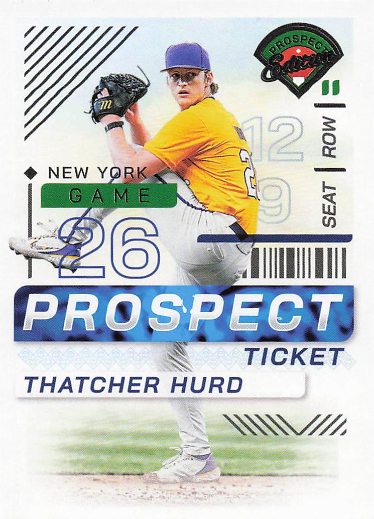 2024 Panini Prospect Edition Baseball Thatcher Hurd #183