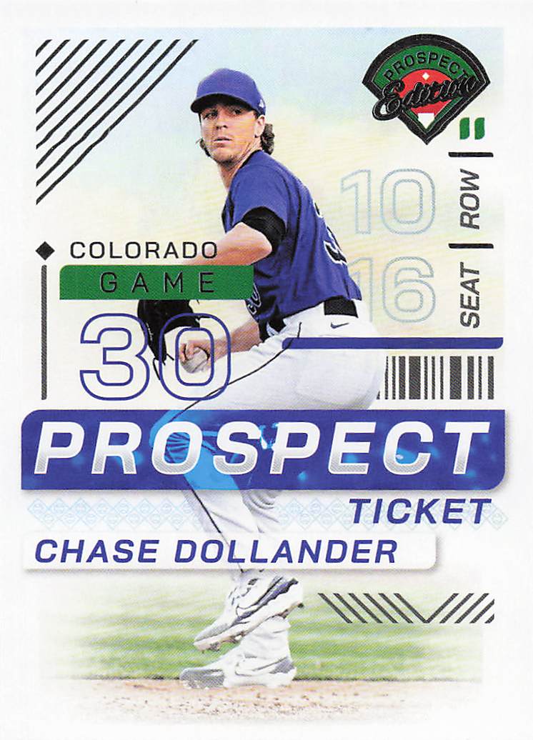 2024 Panini Prospect Edition Baseball Chase Dollander #24