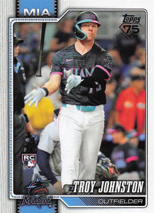 2026 Topps Baseball Troy Johnston #317 Rookie
