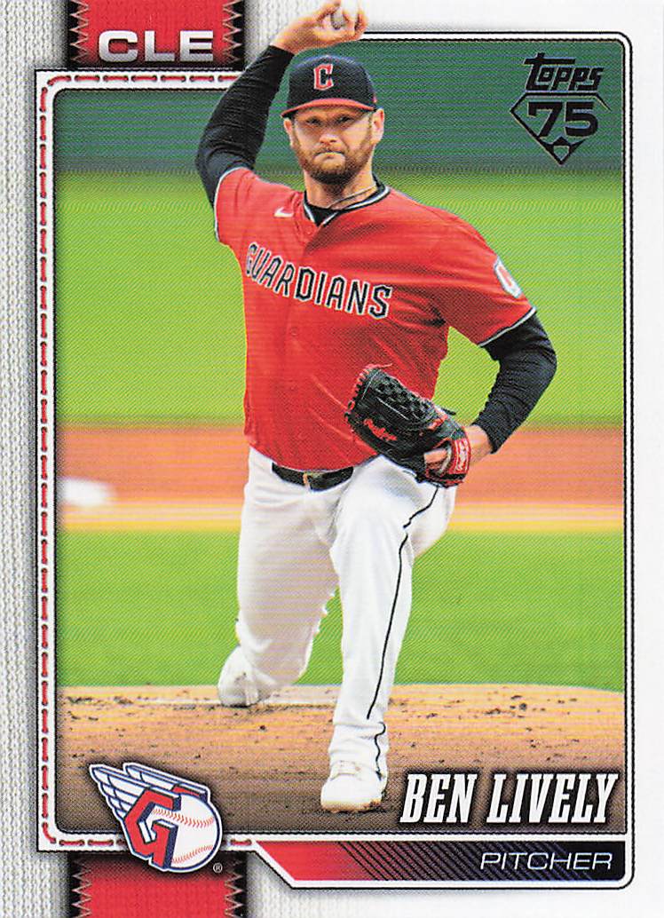 2026 Topps Baseball Ben Lively #109