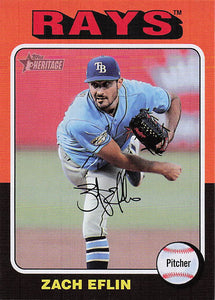 2024 Topps Heritage Baseball Zach Eflin #237