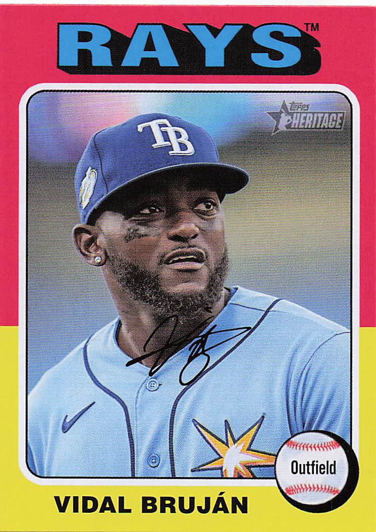 2024 Topps Heritage Baseball Vidal Bruján #215
