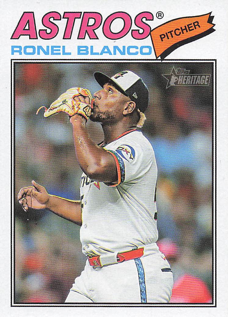 2026 Topps Heritage Baseball Ronel Blanco #185