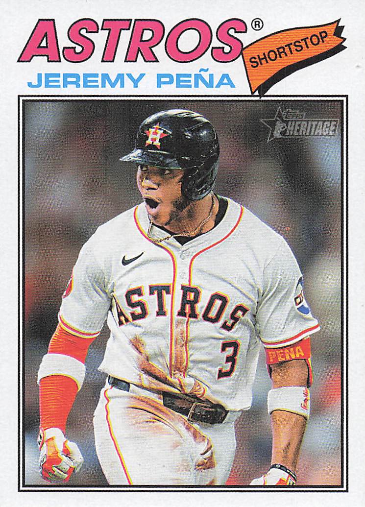 2026 Topps Heritage Baseball Jeremy Peña #283