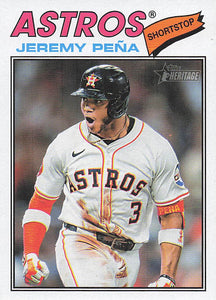 2026 Topps Heritage Baseball Jeremy Peña #283