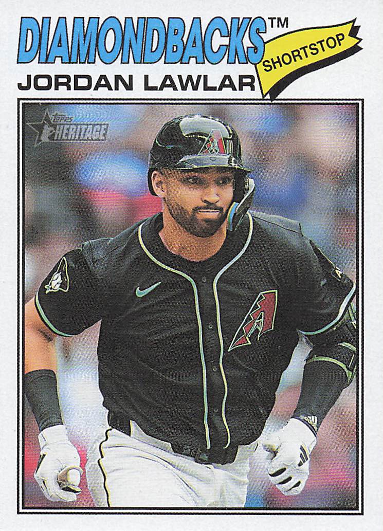 2026 Topps Heritage Baseball Jordan Lawlar #172