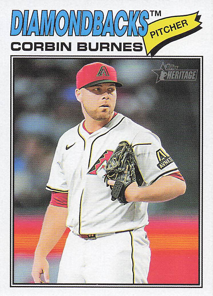 2026 Topps Heritage Baseball Corbin Burnes #238