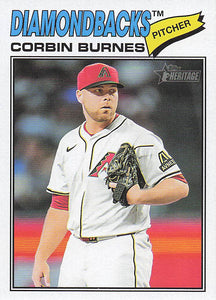 2026 Topps Heritage Baseball Corbin Burnes #238