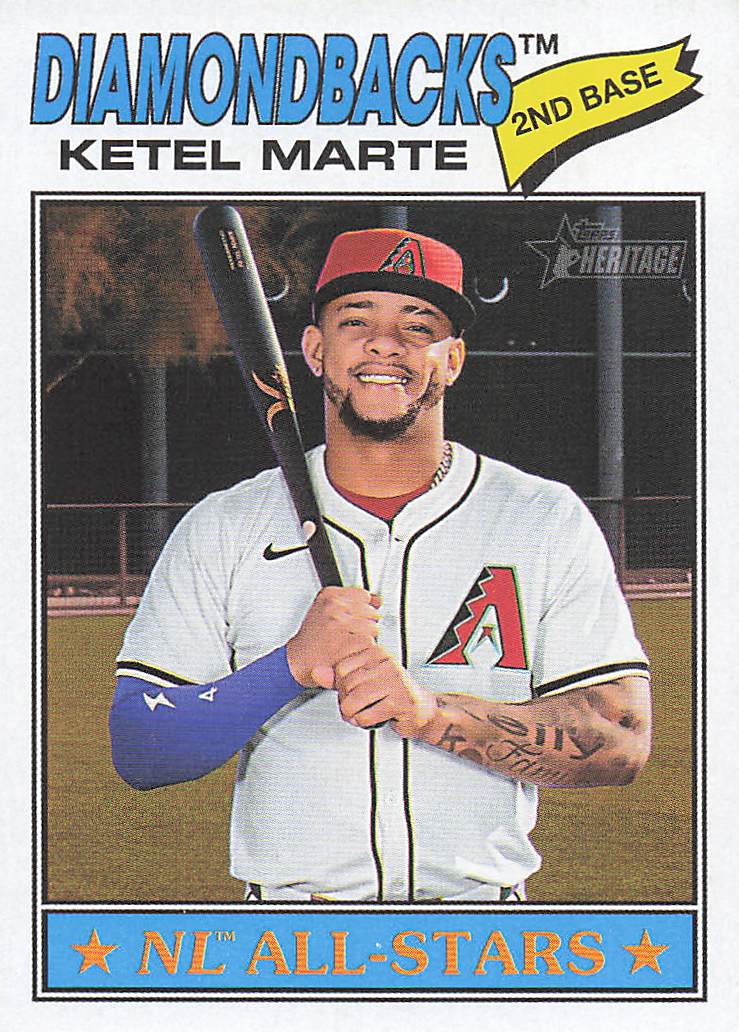 2026 Topps Heritage Baseball Ketel Marte #220