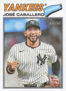 2026 Topps Heritage Baseball José Caballero #328