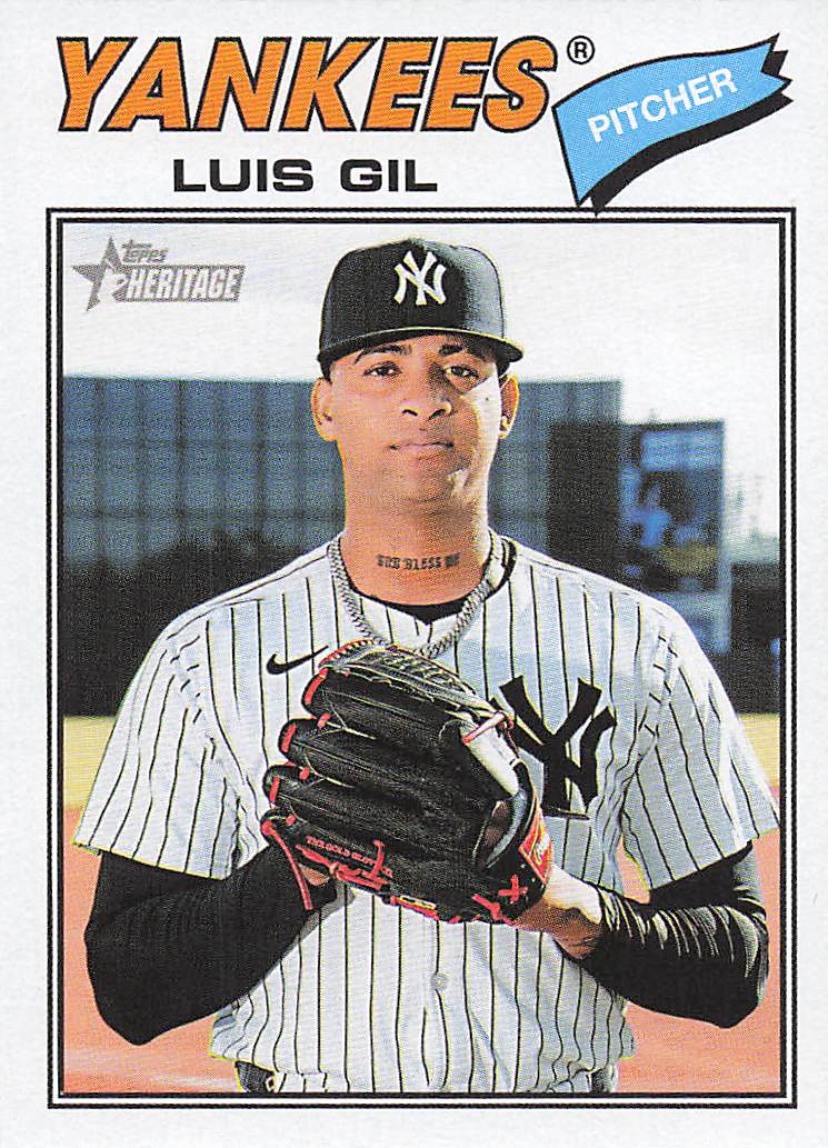 2026 Topps Heritage Baseball Luis Gil #123