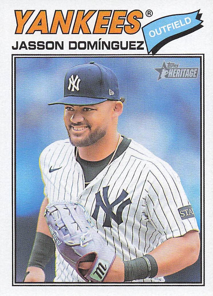 2026 Topps Heritage Baseball Jasson Domínguez #104