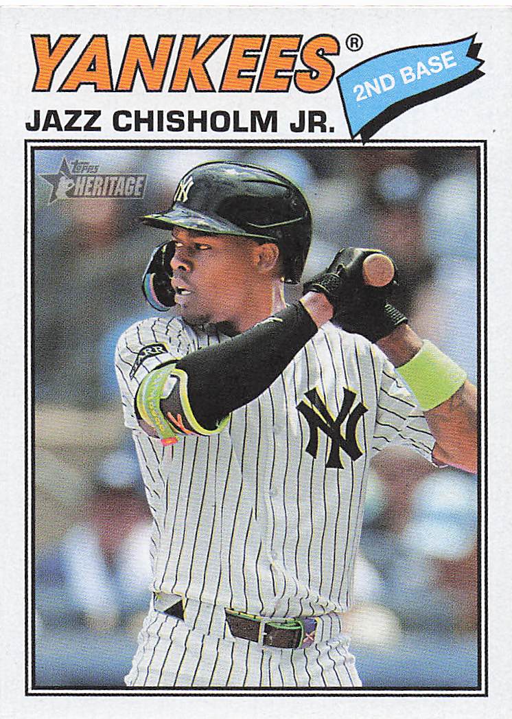 2026 Topps Heritage Baseball Jazz Chisholm Jr. #196