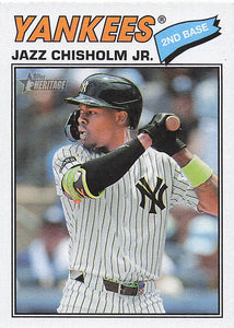 2026 Topps Heritage Baseball Jazz Chisholm Jr. #196